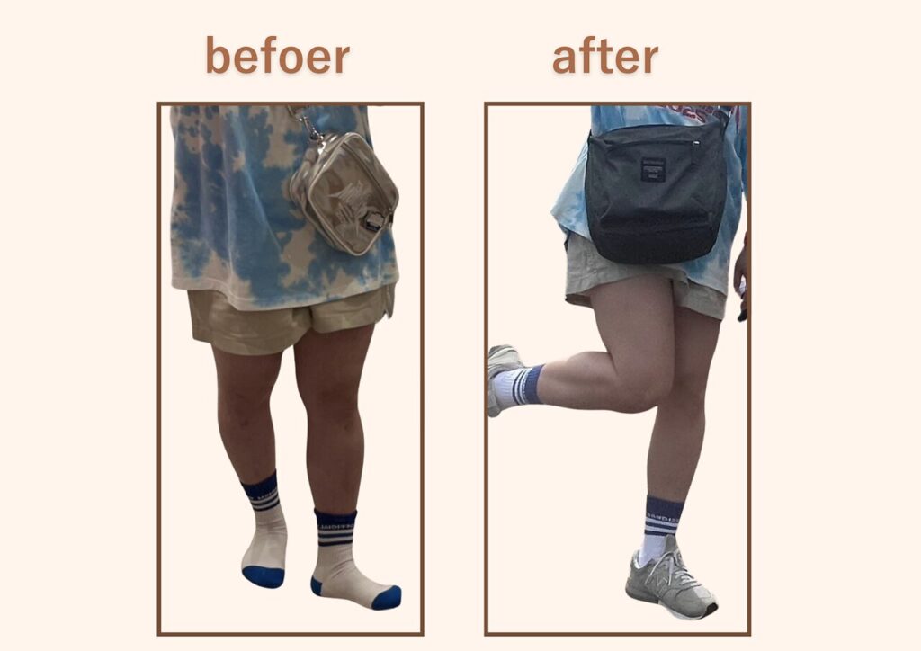 ここまで脚は変わります。 ここまで脚は変わります。